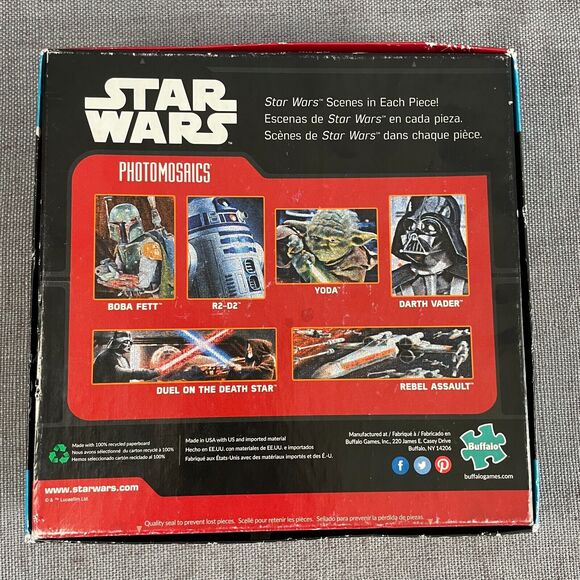 Star Wars Photomosaics Puzzle BB-8 + Scenes From The Force Awakens (1000 Pieces) - Picture 3 of 7